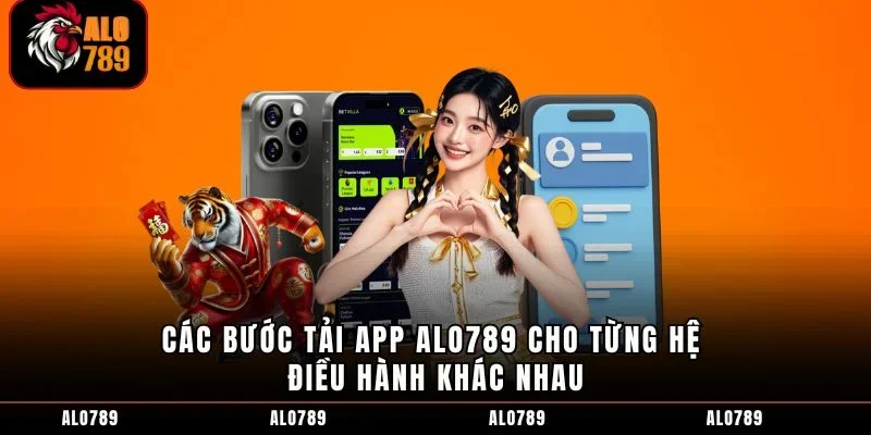 Các bước tải app ALO789 cho từng hệ điều hành khác nhau